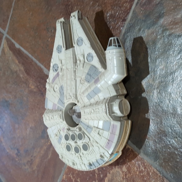 VTG Millenium Falcon Star Wars  Galoob 1995 Micro Machine Not Complete - Picture 6 of 11